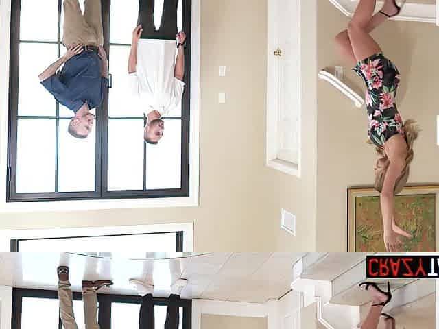 Hawt sweetheart Ella Reese drank giant dong and enjoyed coarse twat banging outdoor
