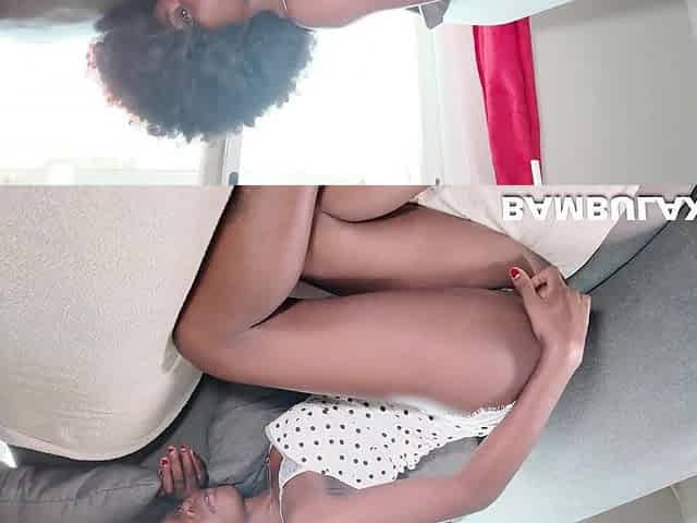 Interracial doggy position amateur creampie