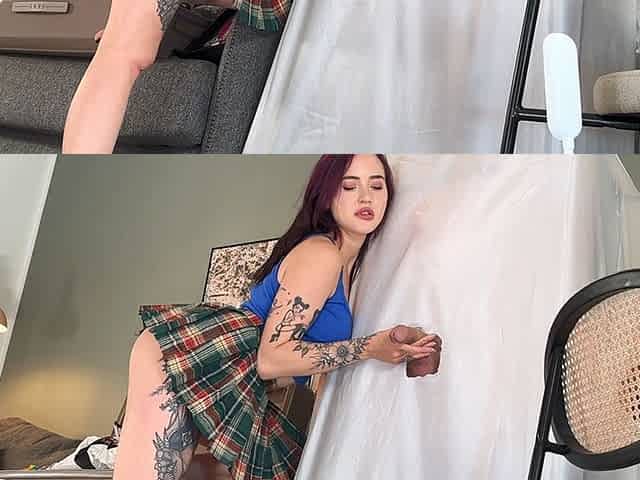 Incredibly Beautiful and Hot Freckles Redhead Influencer Girl Finds a Dick When Does an Unboxing Video