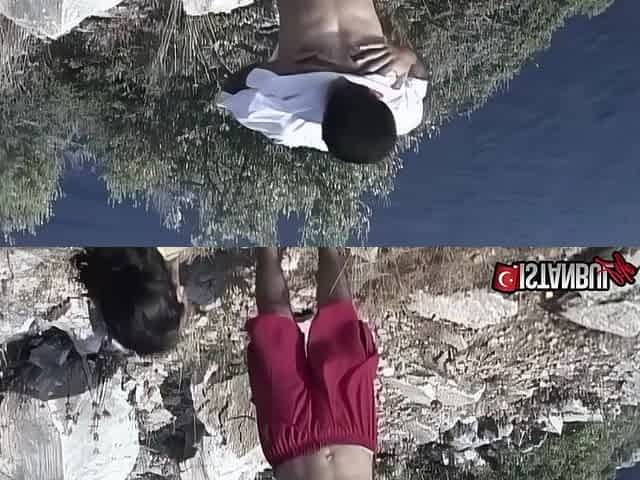 Cumshot on the Turkish Coast