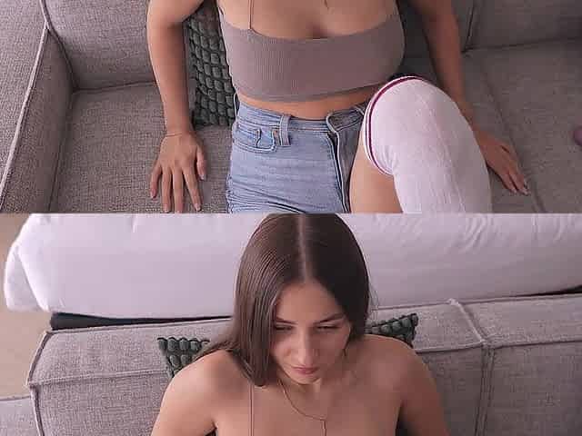 POV: Stepsis doesn't want to take off her sneakers... Admirable, I'll bang her for this!