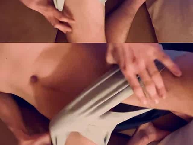 Jon Gift - Playing with my large hard cock on the bed... [SEXY!]