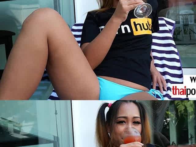 Amateur sex Thai 18yo schoolgirl takes butt fuck ride on BWC