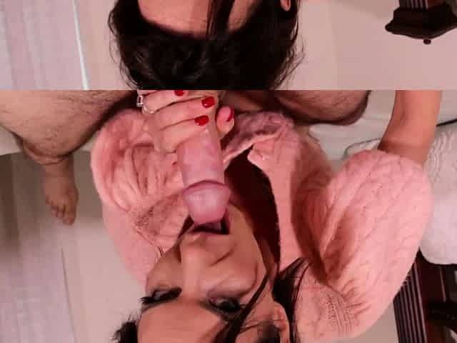 How do you like your dick sucked' Do you like a lot of spit