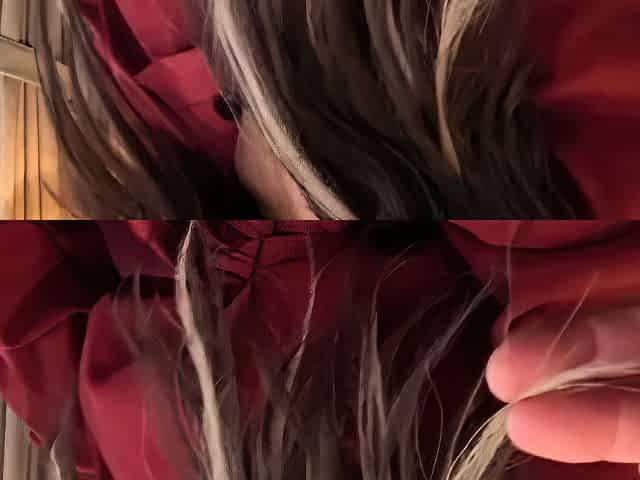 Busty Asian close up masturbation