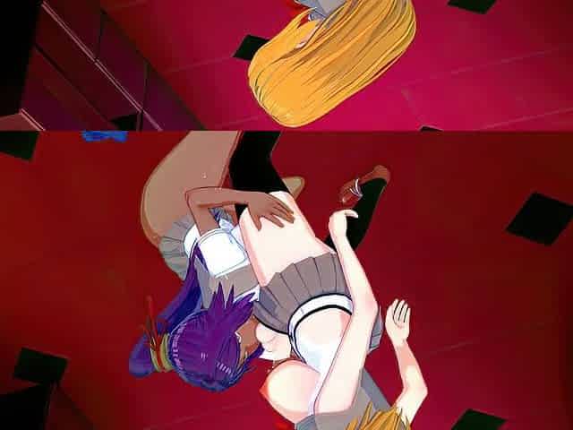 Bleach FUTANARI Matsumoto Bangs Yoruichi in a Sailor Uniform