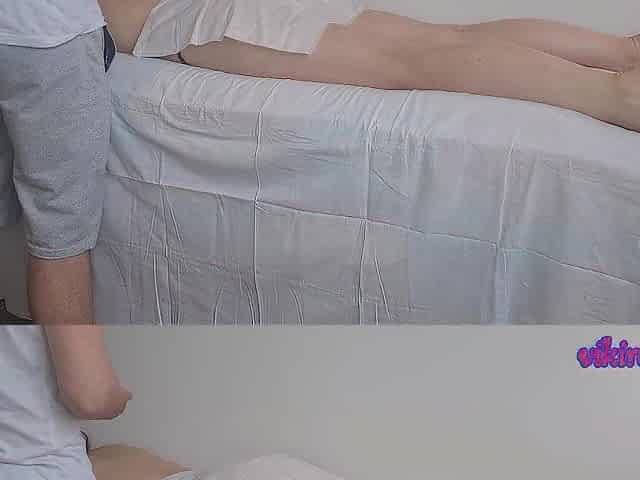 climax in a real massage session