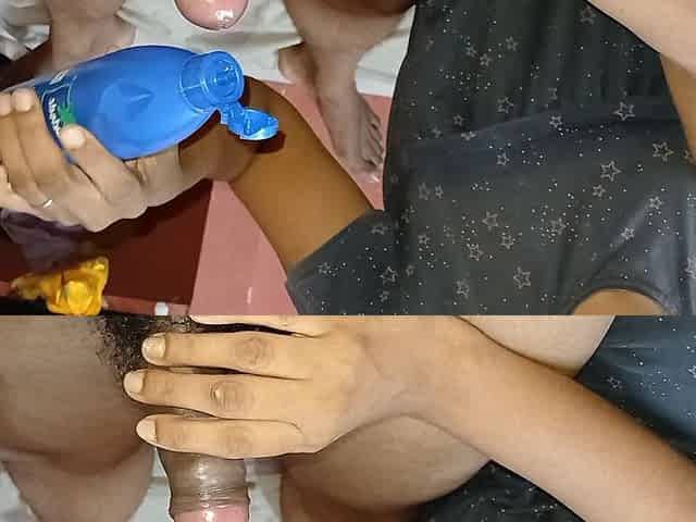 Special Massage and Handjob by My Cute Stepsister