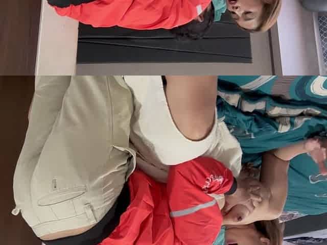 I Fuck the Food Delivery Guy and Make Satisfy Him