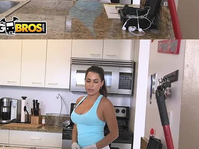 BANGBROS - Breasty Latin Maid Julianna Vega Sucks And Screws For Money