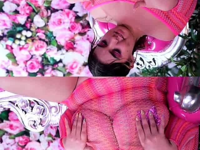 BBW Rose D Kush Rides a Silicon Dick