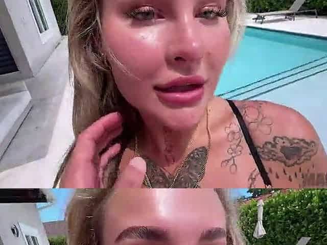 Excited Neighbour Ali Rose is Expecting To Get Plowed Out by the Pool by JMac