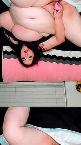 Chubby Brunette Big Boobs Dildo Masturbation