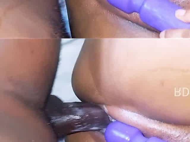 I Make Love with My Best Friend Wife Because Her Girlfriend Fits My Di*k with Cum Inside Her Pussy
