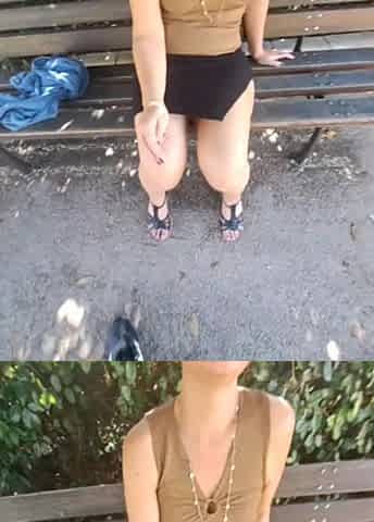 Special Exhibition in a Park Where I Play with My Slutty MILF Pussy, Join Me