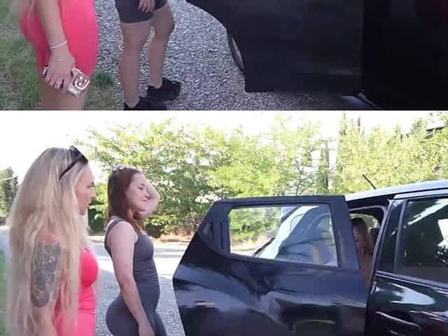 2 strumpets got a knob in the booty. Fresh version of Fake Taxi.