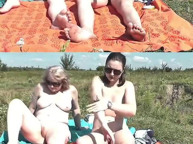 Dubarry - On Wild Nudist Beach Sunbathe Sexy Mature Milf And Cute Teen 18+. Naked In Public