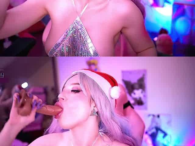 Sparkling Ahegao Princess fellatio - anniemaymay