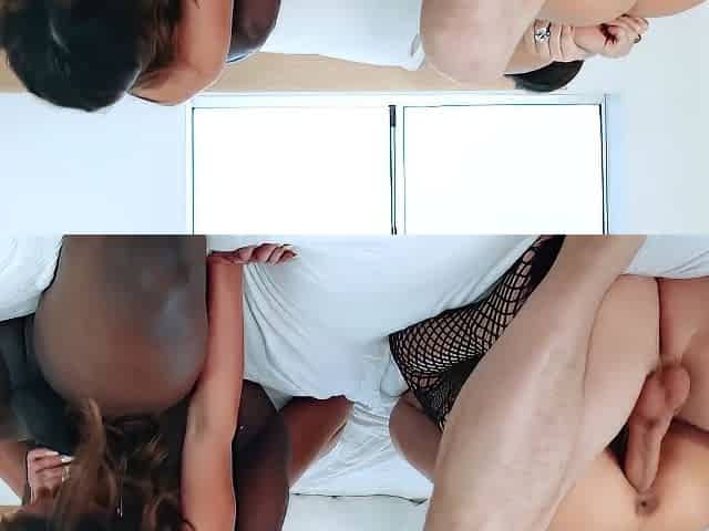 Interracial Foursome My Bbc Friend And I Destroying Hot Ass Pornstars
