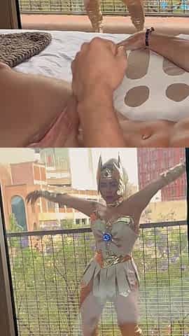 She Was Looking for Her Super Hero Cock