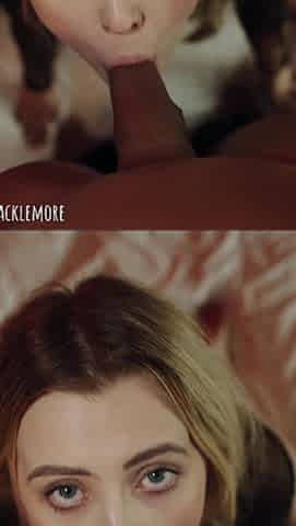 Cute British Blonde Lottie Lou POV Blowjob