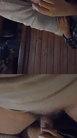 Slow Sensual Dick Massage Tease Until Cum While Watching TV - Long Fingers POV