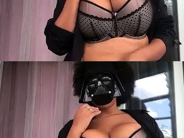 Big Black Tits: Darth Boobies
