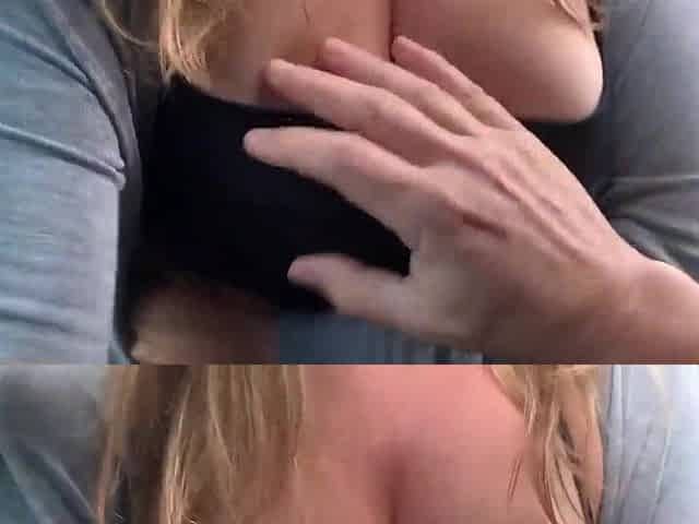 A stranger from side of road drains my balls right in the car