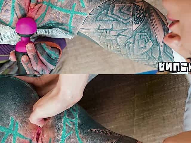 Tattooed Bitch Takes Extraordinary Anal Fisting - Unfathomable and Coarse Sessions