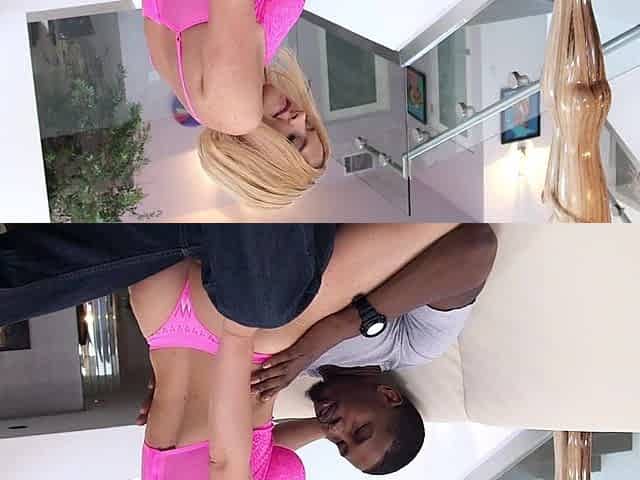 Blonde milf Krissy Lynn rides bbc passionately in pov