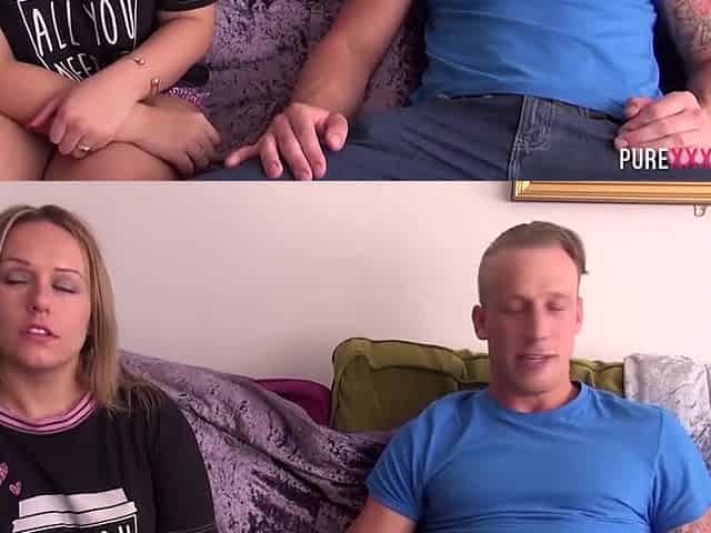 Chubby wife adores her hubby's brother his cock - PureXXXFilms