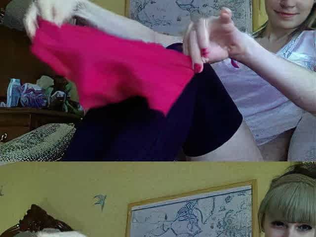 Blonde teen Sierras first erotic masturbation video