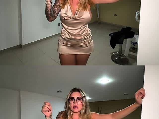 Real Estate Agent Fucked by a Client to Sell a House - Sara Blonde