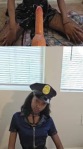 Miss Police makes her Twat Cream