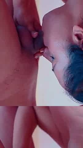 Big Boobs Licking by Her Stepson in the Private Room for Full Night