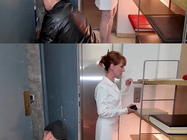 Perla rubia and her secretary Cris Angelo fucked on the bed