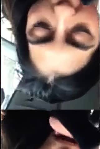 Syrian Girl sucks white mans cock