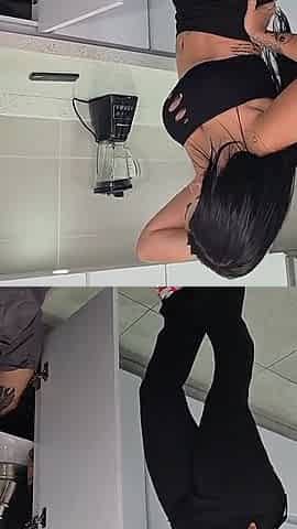 Cute Latina Pays Plomero Apprentice with a Good Ride on His Cock and She Comes Richly