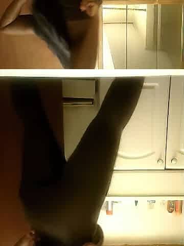 Black big beautiful woman butt in leggings