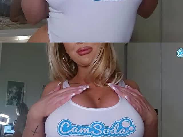 Large Booty Golden-haired With Huge Bazookas Tries Multiple Toys LIVE on CamSoda