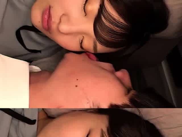 Small titted Asian deep nub and ass fuck