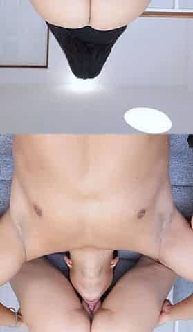 Big ass girl sits on lucky guy's face to get pussy licked