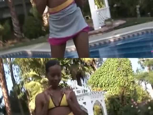Joyous Black Girl Nina Nicole And Her Lithe Body Dance To The Tune Of Bbc - Nina Cole And Nina Black