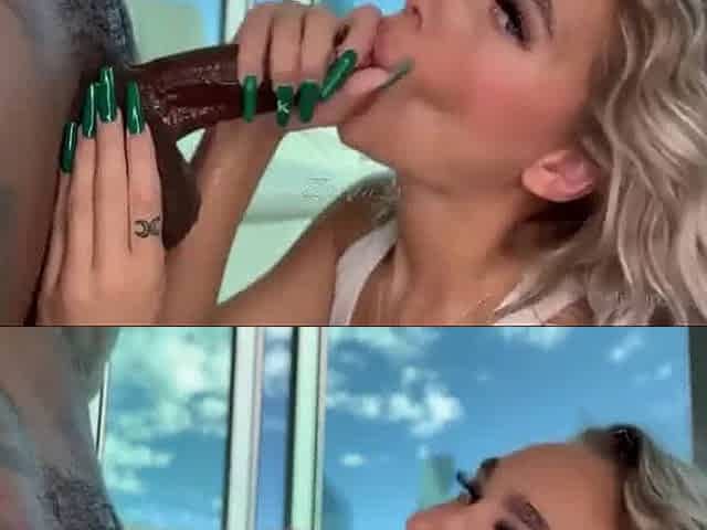White Thot loves black dick