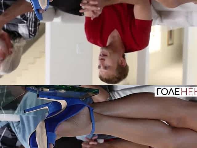 LoveHerFeet - Stepmom Wishes My Cum On Her Feet