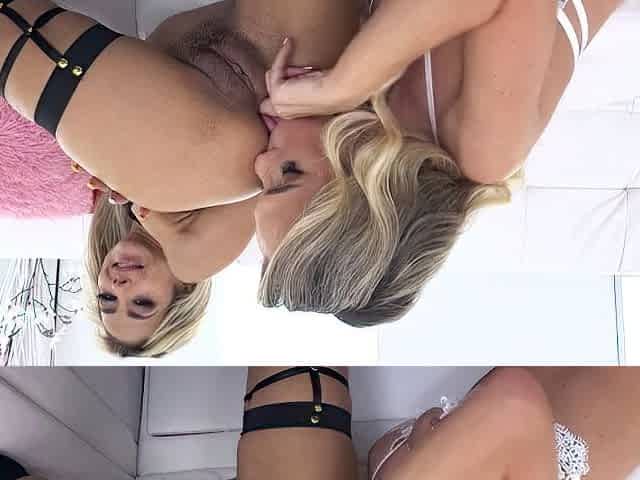 Blonde hardcore double penetration