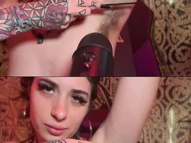 Armpit and Bush Brush Asmr