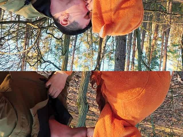 A Skinny, Sweet Redhead I Met by Chance in the Woods Milked My Balls and Cock Dry. She Also Licked My Asshole in the Process