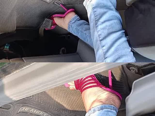 High Heels And Pedal Pumping I Have A Big Squirt In My Pants