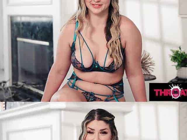 Throated - Golden-haired Breasty Sweetheart Gets Mouth Drilled Valuable